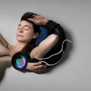 Artistic representation for Re - Time Pty Ltd launches kickstarter campaign for revolutionary sleep - tech wearable.