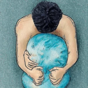 Artistic representation for New Study Suggests Link Between Back Sleeping and Brain Health