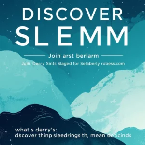 Artistic representation for Discover serene slumber: join derry's ultimate sleep improvement event title