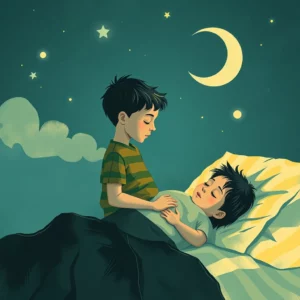 Artistic representation for Boys at risk: inadequate pregnancy sleep linked to neurodevelopmental delays