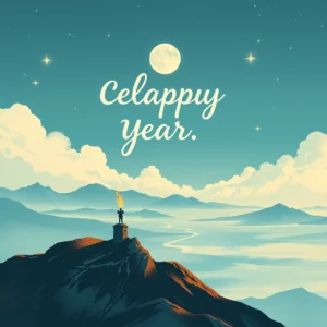 Artistic representation for "celebrating one year of rest: the 'sno