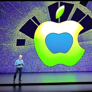 Artistic representation for Apple takes your health seriously : A look at health features announced at It Glowtime event. Let me know what your title would be.