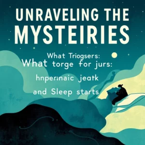 Artistic representation for Unraveling the mysteries: what triggers hypnic jerks and sleep starts title