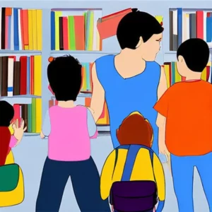 Artistic representation for Back - to - school survival guide : Essential tips for families with autistic children.