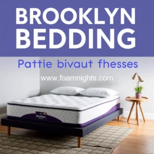 Artistic representation for Purple vs brooklyn bedding: top mattresses for back pain relief response: title