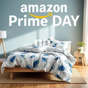 Artistic representation for Amazon prime day 2024: unveil the 5 top bedding deals for comfort