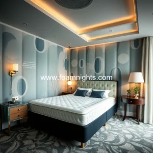 Artistic representation for The london hotel with £10 , 000 mattresses that even helped an insomniac like me