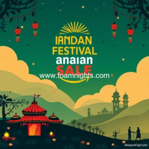Artistic representation for Amazon's grand indian festival sale 2024: unveil discounts on premium