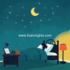 Artistic representation for Why do I keep waking up in the middle of the night