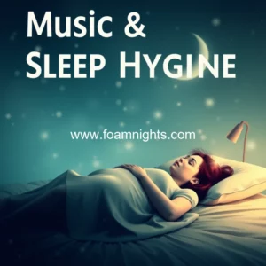 Artistic representation for Music & sleep hygiene: a soothing solution for pregnancy-induced insomnia your task: transform the given title into a format that follows the specified instructions.