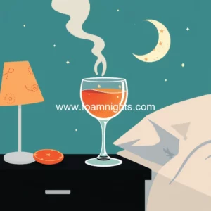 Artistic representation for How your evening drink could be disrupting your sleep according to experts
