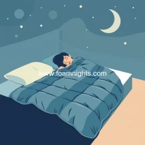 Artistic representation for New study finds weighted blankets can improve sleep in adults with insomnia here how