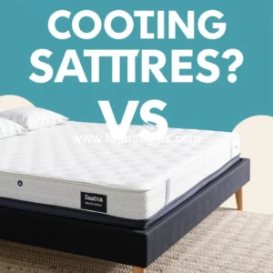 Artistic representation for Saatva Graphite vs Saatva Natural Latex : Which cooling mattress topper should you buy