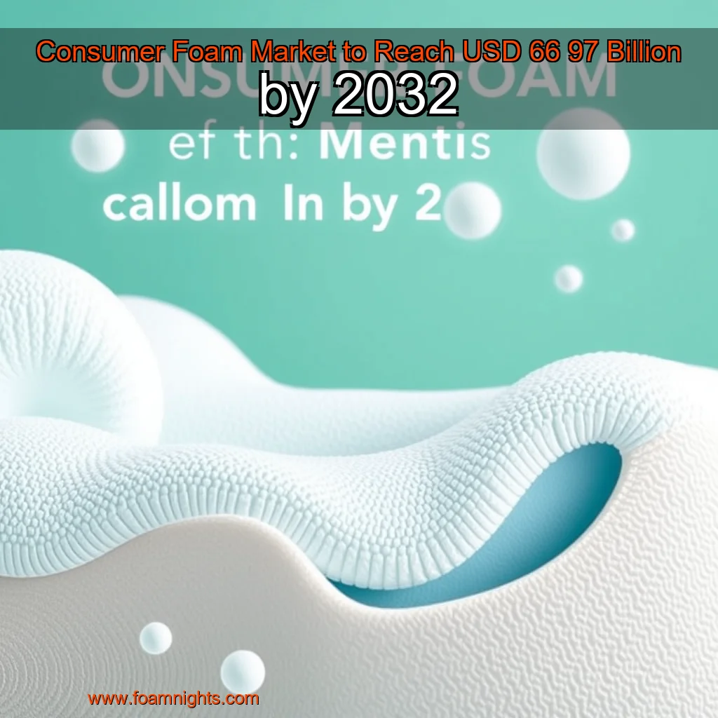 You are currently viewing Consumer Foam Market to Reach USD 66  97 Billion by 2032