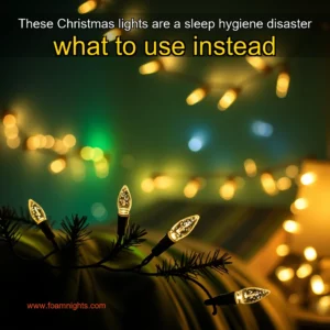 Artistic representation for These Christmas lights are a sleep hygiene disaster what to use instead