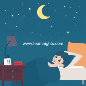 Artistic representation for 9 simple ways to improve sleep quality tonight at bedtime