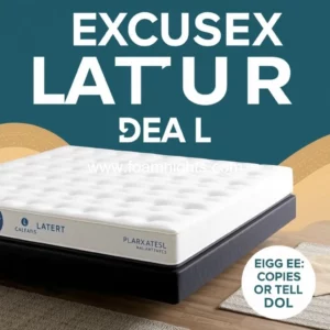 Artistic representation for Exclusive deal: secure your luxury latex mattress topper at the year's lowest price now!