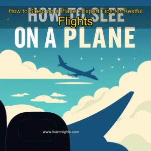 Artistic representation for How to Sleep on a Plane : Expert Tips for Restful Flights
