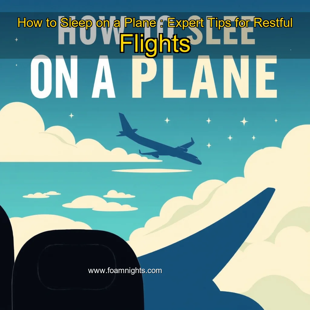 You are currently viewing How to Sleep on a Plane : Expert Tips for Restful Flights
