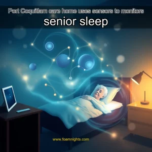 Artistic representation for Port Coquitlam care home uses sensors to monitors senior sleep