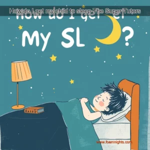 Artistic representation for How do I get my child to sleep The Super Tutors