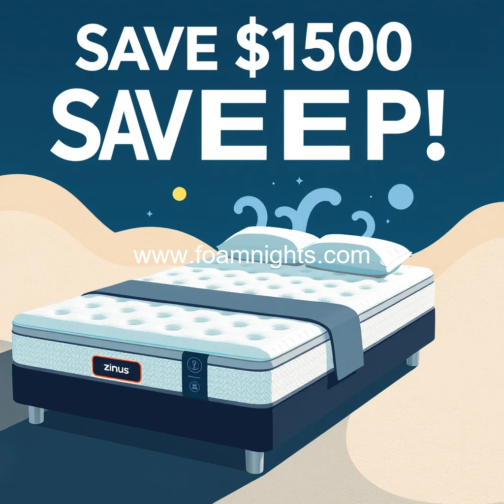 You are currently viewing Zinus cooling mattresses: save $500 on your sleep investment!