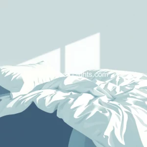 Artistic representation for Optimal frequency for changing sheets: ensuring hygiene and comfort your task: generate a title for an article discussing the health implications of not changing sheets regularly.