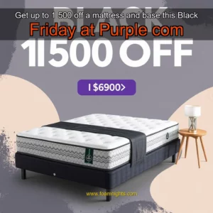 Artistic representation for Get up to 1 500 off a mattress and base this Black Friday at Purple com