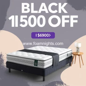Artistic representation for Get up to 1 500 off a mattress and base this Black Friday at Purple com