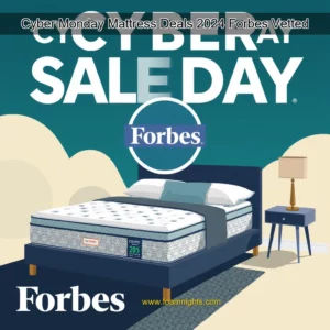 Artistic representation for Cyber Monday Mattress Deals 2024 Forbes Vetted