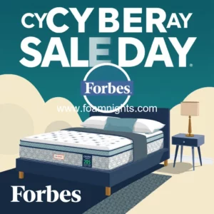 Artistic representation for Cyber Monday Mattress Deals 2024 Forbes Vetted