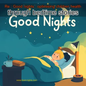 Artistic representation for Re : Good nights : optimising children health through bedtime stories