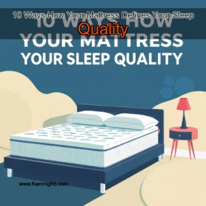 Artistic representation for 10 Ways How Your Mattress Defines Your Sleep Quality
