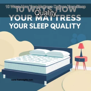 Artistic representation for 10 Ways How Your Mattress Defines Your Sleep Quality