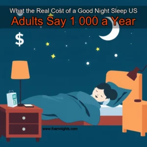 Artistic representation for What the Real Cost of a Good Night Sleep US Adults Say 1 000 a Year