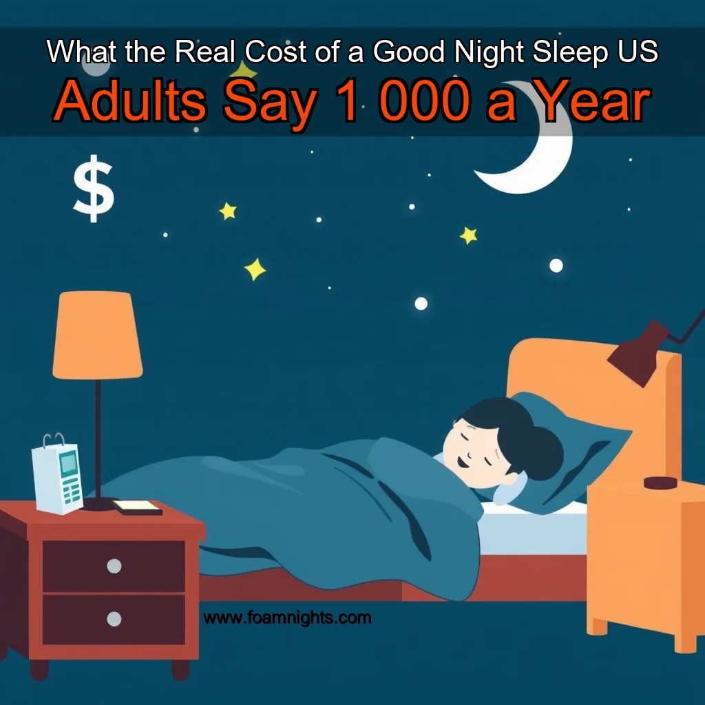 You are currently viewing What the Real Cost of a Good Night Sleep  US Adults Say 1  000 a Year