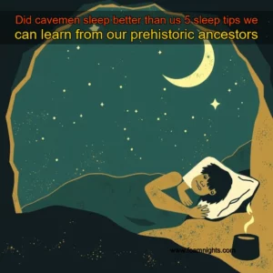 Artistic representation for Did cavemen sleep better than us 5 sleep tips we can learn from our prehistoric ancestors
