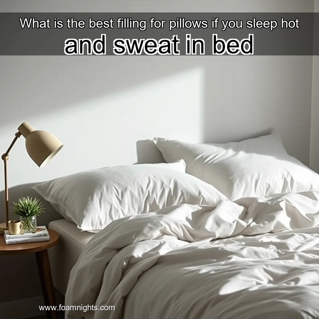 You are currently viewing What is the best filling for pillows if you sleep hot and sweat in bed