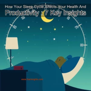Artistic representation for How Your Sleep Cycle Affects Your Health And Productivity : 7 Key Insights