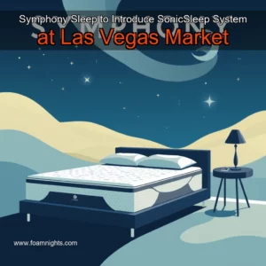Artistic representation for Symphony Sleep to Introduce SonicSleep System at Las Vegas Market
