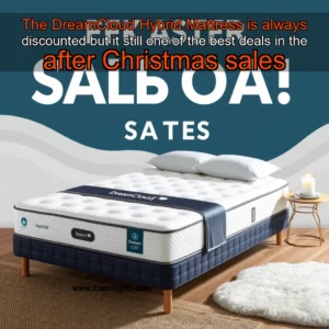 Artistic representation for The DreamCloud Hybrid Mattress is always discounted but it still one of the best deals in the after Christmas sales