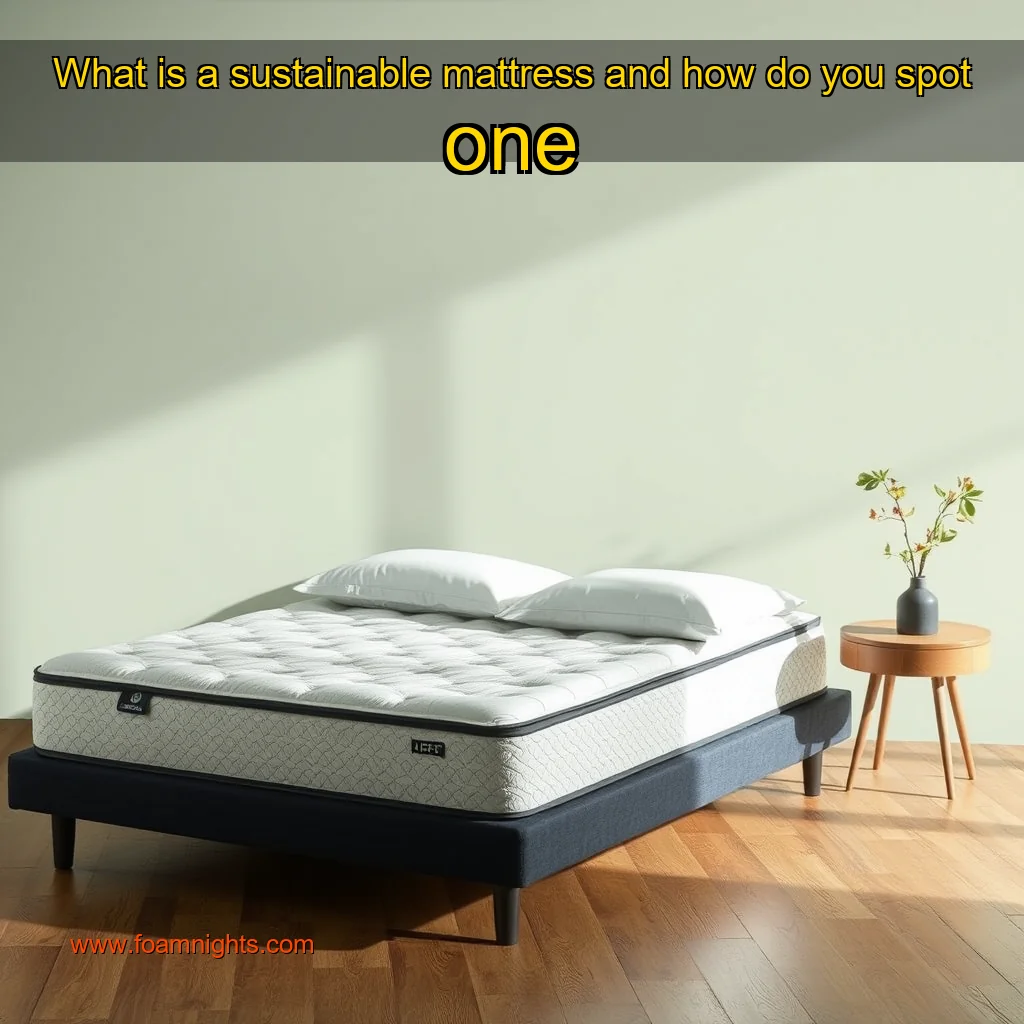 You are currently viewing What is a sustainable mattress and how do you spot one