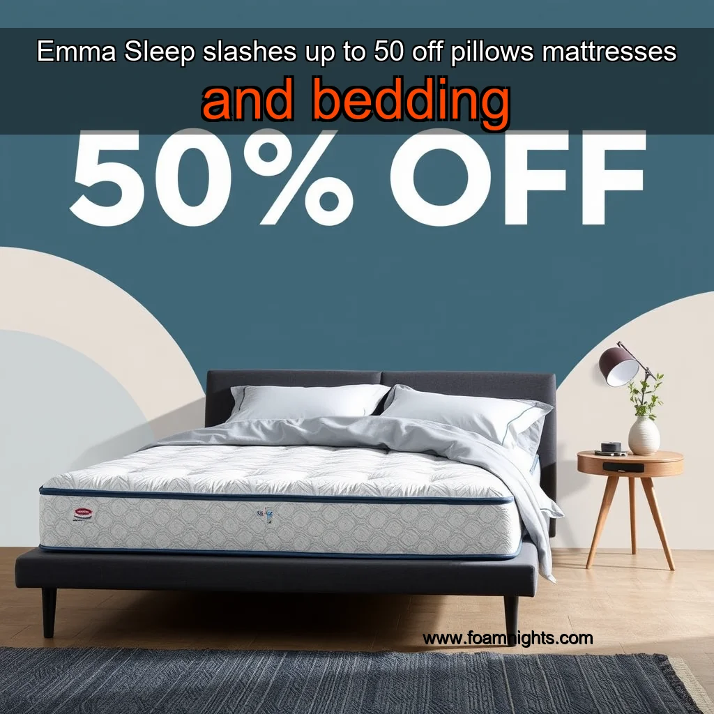 You are currently viewing Emma Sleep slashes up to 50  off pillows  mattresses and bedding