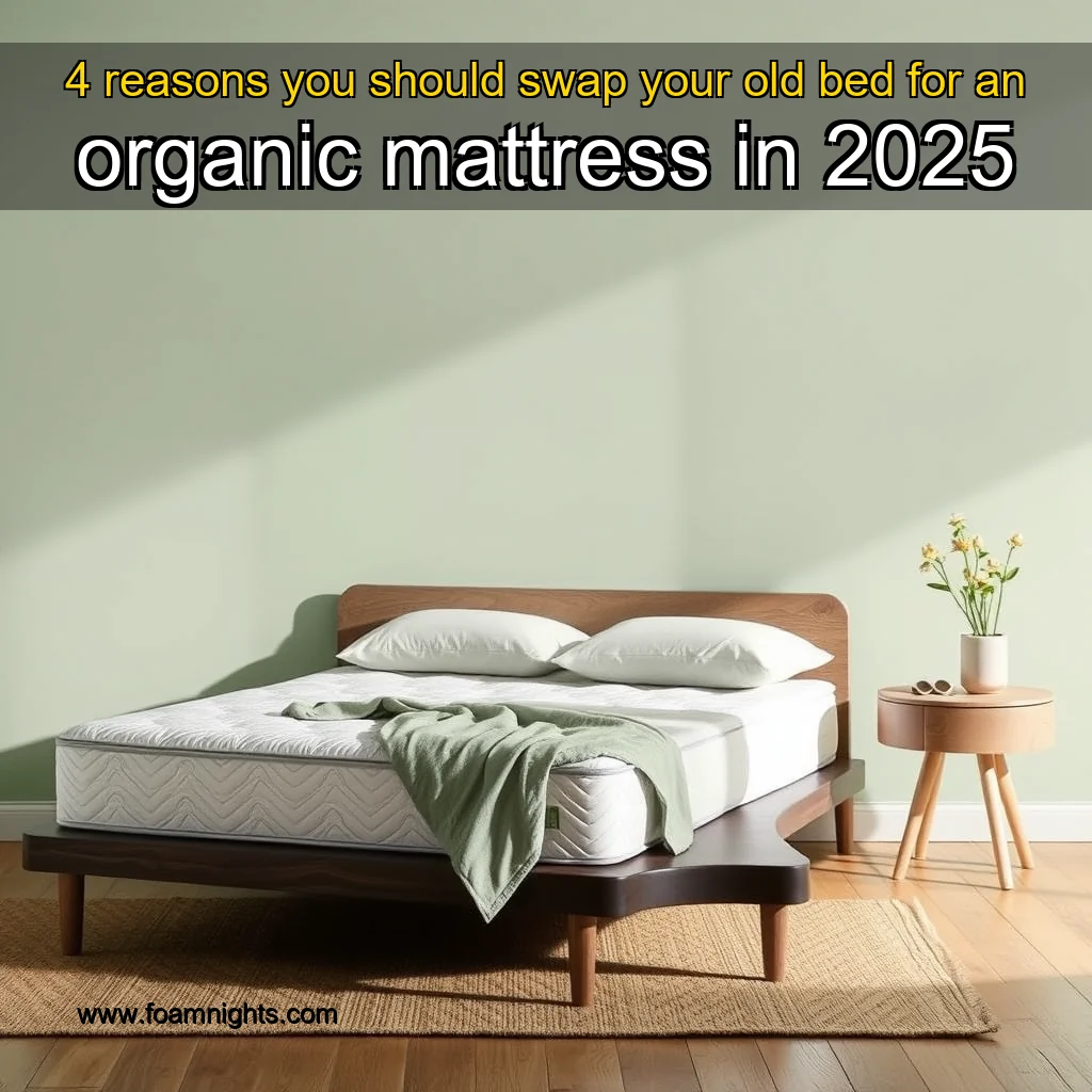 You are currently viewing 4 reasons you should swap your old bed for an organic mattress in 2025