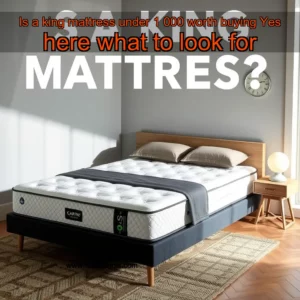 Artistic representation for Is a king mattress under 1 000 worth buying Yes here what to look for