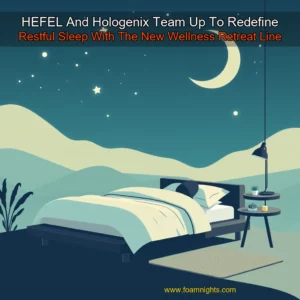 Artistic representation for HEFEL And Hologenix Team Up To Redefine Restful Sleep With The New Wellness Retreat Line