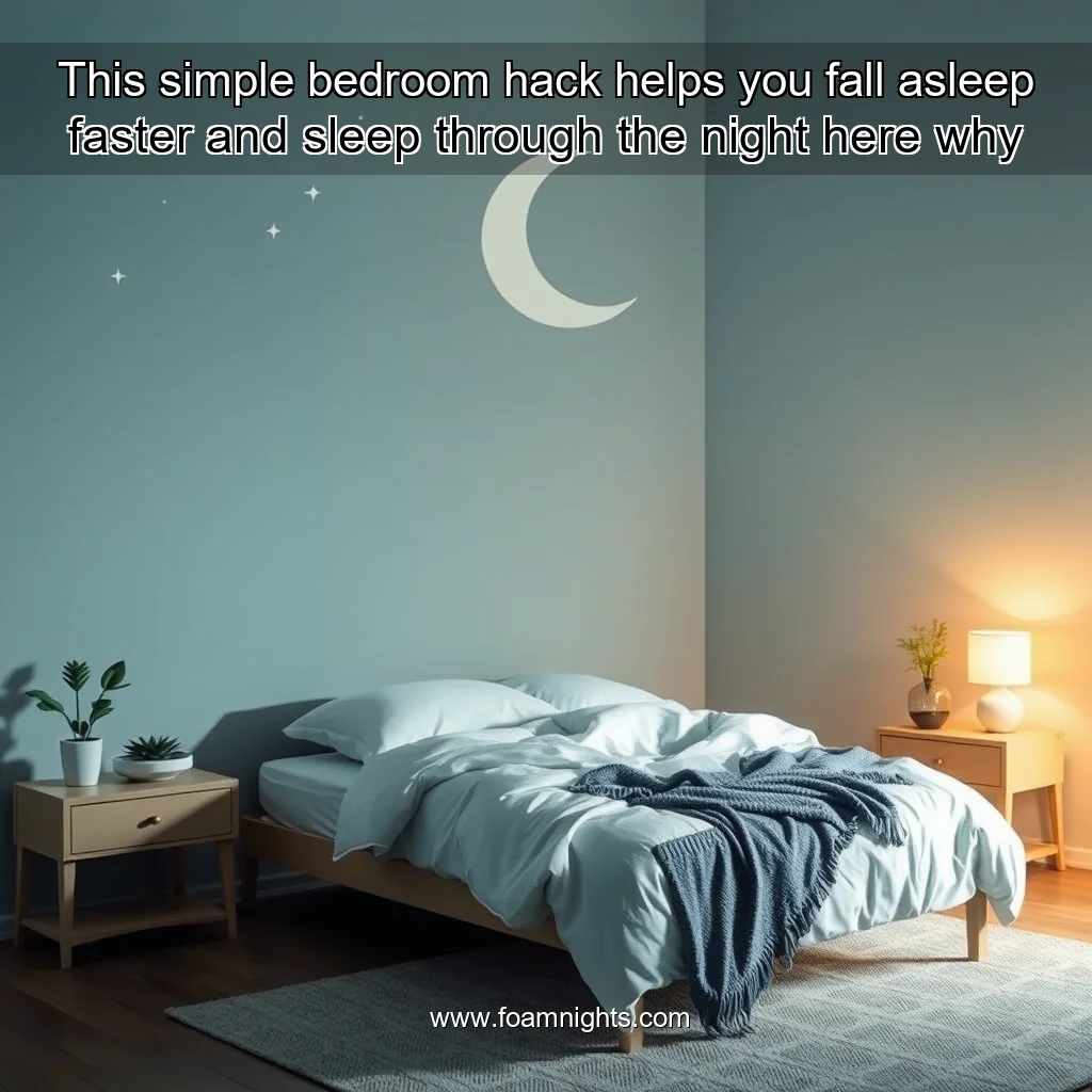 You are currently viewing This simple bedroom hack helps you fall asleep faster and sleep through the night  here why