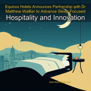 Artistic representation for Equinox Hotels Announces Partnership with Dr Matthew Walker to Advance Sleep Focused Hospitality and Innovation