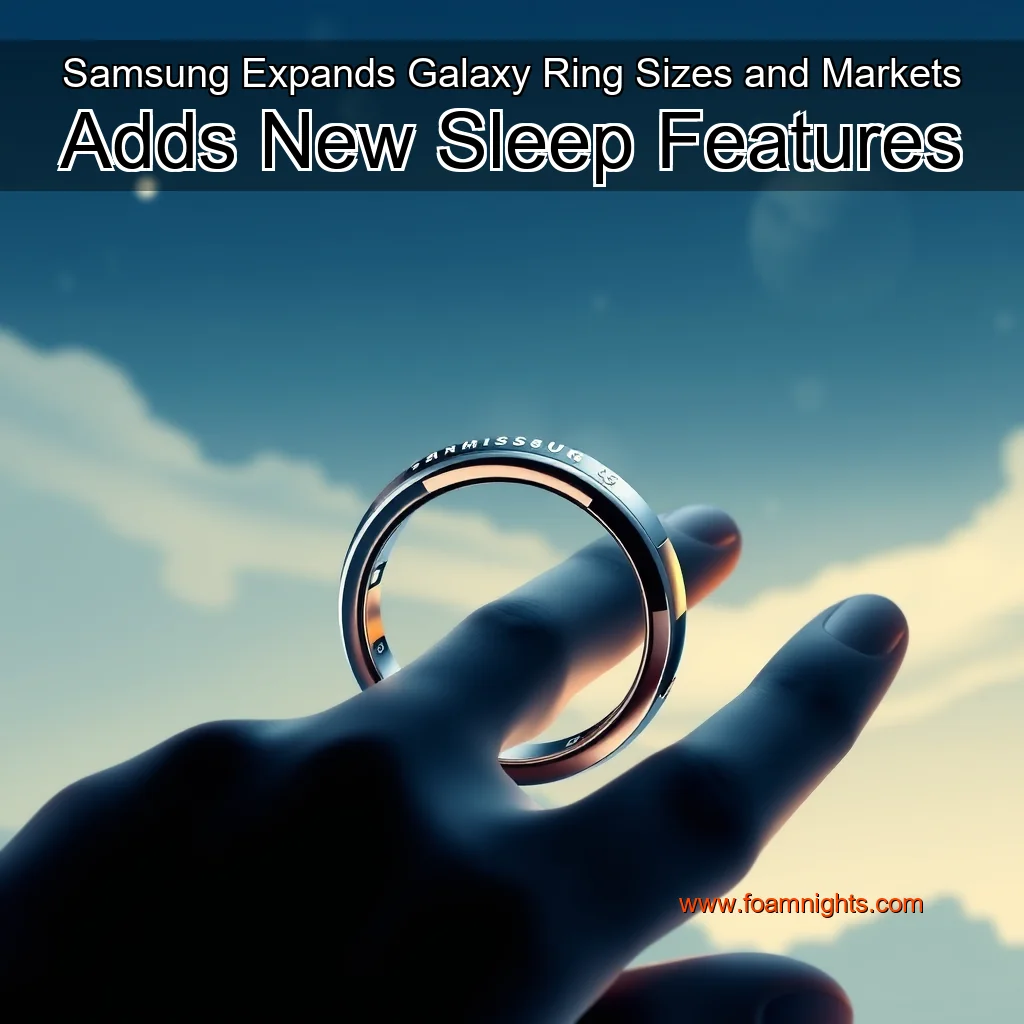 You are currently viewing Samsung Expands Galaxy Ring Sizes and Markets  Adds New Sleep Features