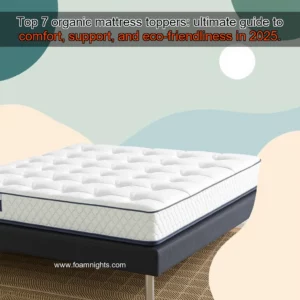 Artistic representation for Top 7 organic mattress toppers: ultimate guide to comfort, support, and eco-friendliness in 2025.